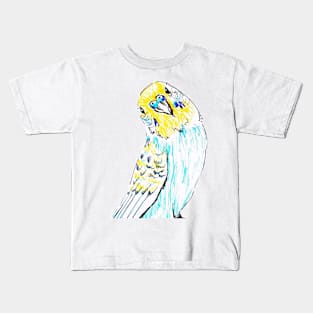 Budgie in Love Kids T-Shirt